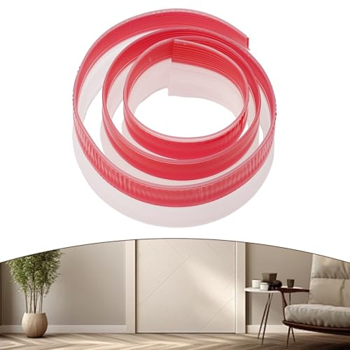 Bande d'étanchéité sous porte avec design multicouche pour une meilleure réduction du bruit, protection contre le vent et la poussière dans les portes (grande)