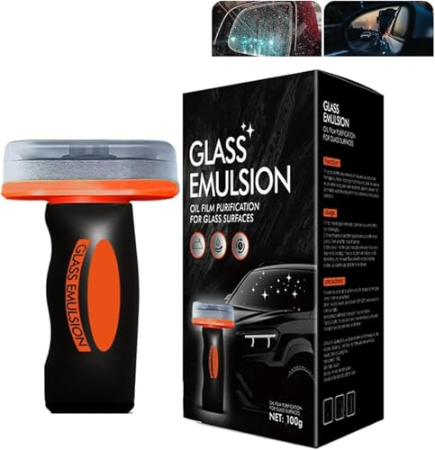 2026 New Upgrade Q4 Glass Guard, Powerful Glass Emulsion Cleaner,Handle Oil Film Removal Lotion,Compact Window and Windshield Hydrophobic Anti-Fog Coating for Car,Qifor Automotive Cleaner