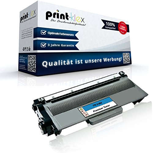 Print-Klex Toner kompatibel für Brother DCP-8110DN DCP-8250DN HL-5440D HL-5450 HL-5450D HL-5450DN HL-5450DNT HL-5470DW TN-3380 TN3380 Schwarz Premium