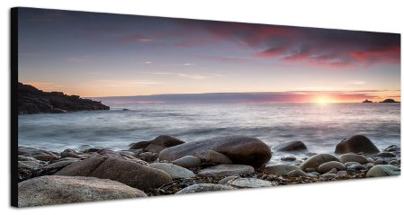 120x40cm Bild auf Leinwand und Keilrahmen fertig zum aufhängen moderne Wandbilder Bilder Bild Kunst Kunstdruck Deko für Wohnzimmer, Schlafzimmer, Büro u.v.m.