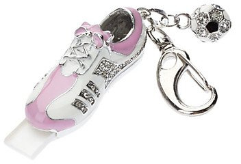 8GB Metal Jewelry Shoe and Football Style USB Flash Drive - COLOR:Blue