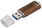 Hama 32GB USB-Stick USB 3.0 Datenstick (70 MB/s Datentransfer, USB-Stick mit Öse zur Befestigung am Schlüsselring, Speicherstick, Memory Stick mit Verschlusskappe, z. B. für Windows/MacBook) Bronze