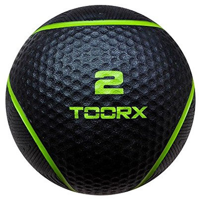 Toorx - Palla Medica 1-2-3-4-5-6 kg (2 kg - Diam.Ø 19,5cm)