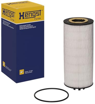 HENGST - Ölfilter E185H D252 - Öl-Filtereinsatz für KFZ | Hochwertiger Motorölfilter für KFZ mit Otto- oder Dieselmotor - Robuster Ölfilter mit hoher Schmutzaufnahmefähigkeit