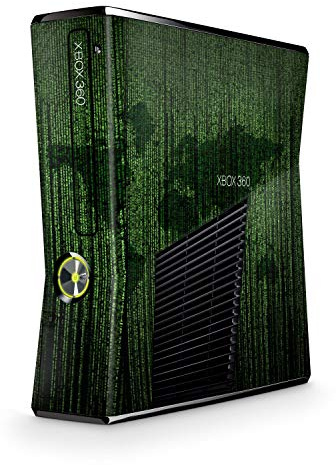 Skins4u Design modding Aufkleber Vinyl Skin Klebe Folie Skins Schutzfolie kompatibel mit Xbox 360 Slim Matrix