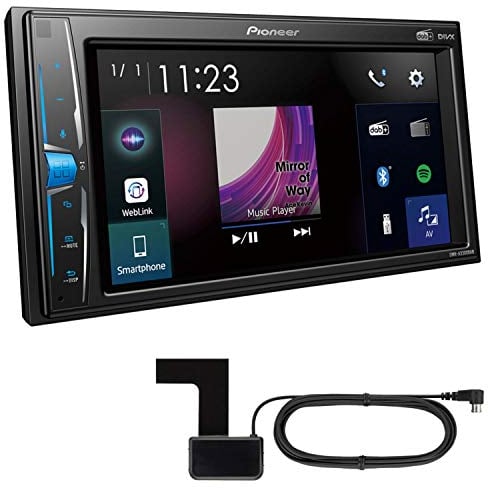 Pioneer DMH-A3300DAB Lettore multimediale 2-DIN, touchscreen ClearType da 6,2 pollici, connessione smartphone, USB, radio digitale DAB/DAB+, WebLink, Bluetooth