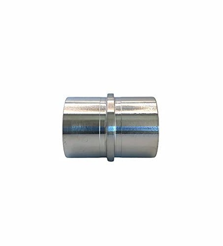 Manchon inox - jonction tube - AISI 316 Brossé - pour extérieur