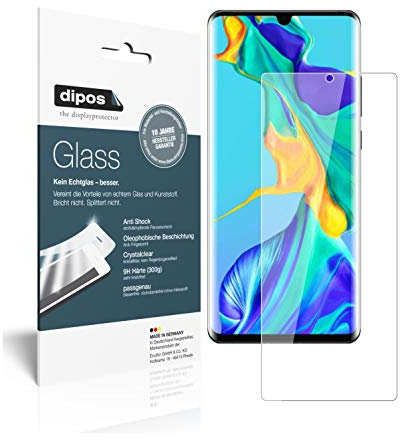 dipos I Protector de Pantalla compatible con Huawei P30 Pro New Edition Vidrio Flexible Cristal Proteccion 9H