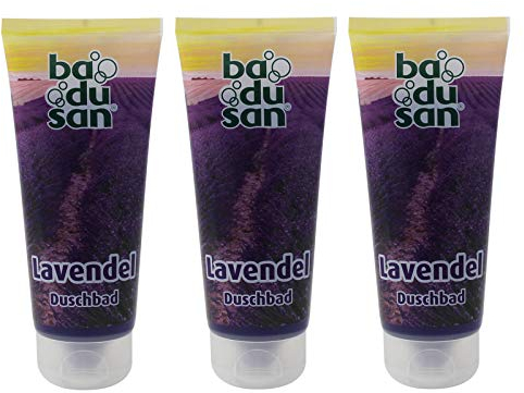 3er Pack Badusan Duschgel Duschbad Lavendel 3 x 200 ml Tube