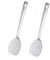 Silver Spatula Stainless Steel 2 Pieces Turner Metal Length 33 cm Width 8 cm Slotted Turner for Pots and Pans Kitchen Aid