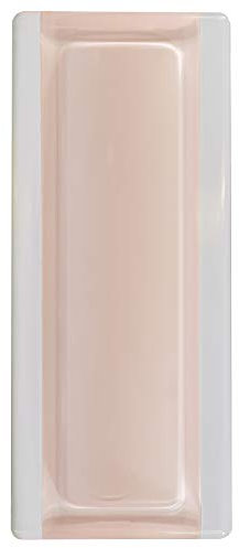 FUCHS Du vrai verre BM rose 19x8x1 cm Profil des briques de verre, Profil final pour les briques de verre