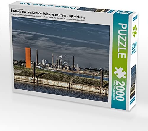 CALVENDO Puzzle Duisburg am Rhein - R(h) einblicke 2000 Teile Lege-Größe 90 x 67 cm Foto-Puzzle Bild von Joachim Petsch