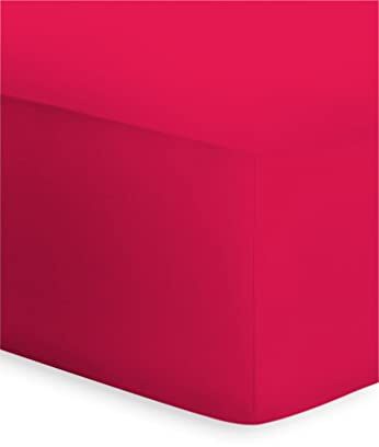 Bassetti SPANNBETTLAKEN, Baumwolle, Rosso, 90x190 100x220