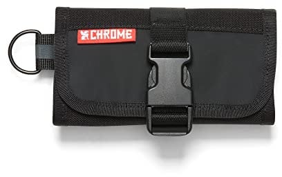 Chrome Doubletrack Bike Saddle Roll - Satteltasche 16 cm black