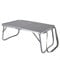 AKTIVE Mesa Baja Plegable, 60x40x25 cm, Antracita, con Cierre de Seguridad, Estructura Aluminio, Tablero Madera MDF, Soporta 20 kg, Asa y Cinta Transporte, Accesorios de Camping y Playa (63015)