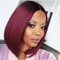 FASHION IDOL Bob Lace Front Perücke Echthaar Vorgezupft 20CM Kurze Bob Perücke für Frauen Klebefrei T Teil HD Spitze Brasilianisches Jungfernhirn