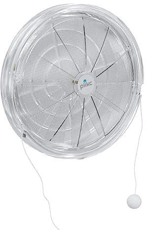 plikc - Aeratore a ventola per vetri con apertura e chiusura (Con retina antinsetti foro 200)