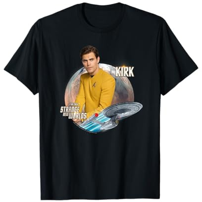 Star Trek Strange New Worlds James T Kirk T-Shirt