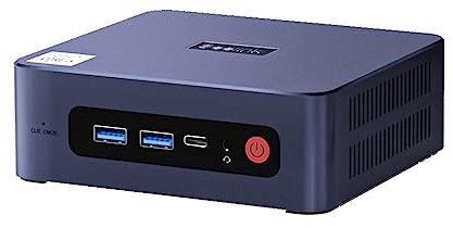 Beelink EQi12 Mini PC, Intel Core i5-1235U (10C/12T, up to 4.4GHz) 16GB DDR4 500GB M.2 PCIe4.0 SSD Mini Computer Windows 11 Pro, 4K Dual Display/HDMI/WiFi 6/BT5.2/Dual Gigabit LAN/USB3