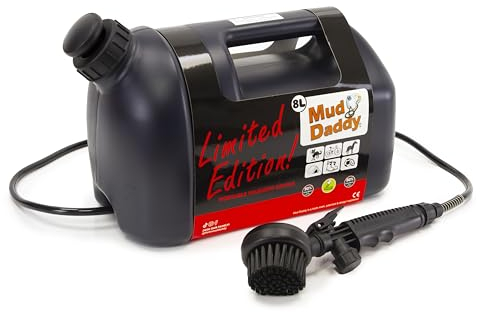 Mud Daddy Black 8 Litre Unit, Portable Paddle Board Cleaning Device, Perfect for cleaning Surfboards & Paddleboards
