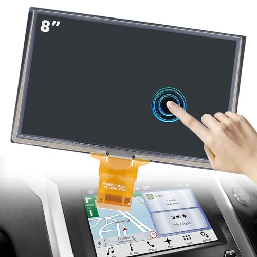 Dasbecan 20,3 cm (8 Zoll) Sync 3 Touchscreen LCD Radio Navigation kompatibel mit Ford Explorer F150 F250 F350 Focus Escape Fusion Expedition Lincoln MKX MKS MKZ Display Monitor ersetzt # LQ080Y5DZ05