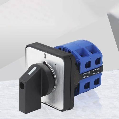 Wechselschalter, LW26-25 25A 690V Drehwechsel-Nockenschalter, 2 Positionen 3 Klemmen Power Knob Schalter, zweistufiger Stromabschaltschalter