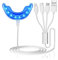 Shinekoo Zahnaufhellung Beschleunigungslampe, blaues LED-Licht Mund Zahnaufhellung Verbesserung Licht Mundpflege Tabletts verbunden mit iPhone/Android/USB