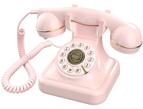 Audio Guest Book Wedding Phone can Record Customized Audio Guest Books for Weddings, banquets and Parties, and it Supports Playing Guests' Voice Message Information on the Device Itself. Pink