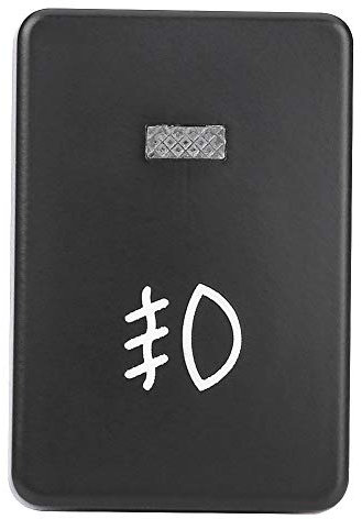 Klanata Universal 12V/24V LED-Lichtleisten-Wippschalter, wasserdichter EIN-AUS-Kippschalter, Nebel, Streifen, Tagfahrlicht, Startstrom, Scheinwerfer, Parken optional für Camery (Nebellichtmuster)