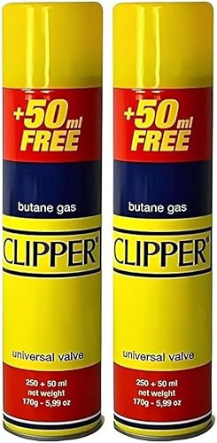 UTTAM Genuine Clipper Universal Refill Fluid for Lighters, BBQ, Kitchen Torches, Culinary Torches, 300ml Capacity - Reliable & Safe Lighter Fluid (Pack of 2)