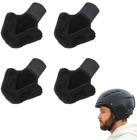 VARKAGE 2 Paare Ohrenwärmer Fahrradhelm, Ohrenschützer Fahrrad, Ohrenschützer Wind, Weich an den Ohren und Nicht warm, Fahrtwind vom Ohr abhalten