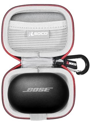 RLSOCO Case for Bose QuietComfort Wireless Earbuds 2024 (Case Only)-Black