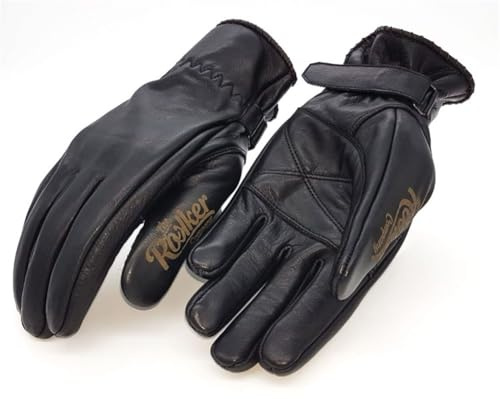 Rokker McAllen Motorrad Handschuhe, schwarz, L