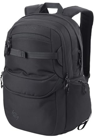 Nitro Future Hero Rucksack Schulrucksack mit Organizer Schoolbag Daypack mit 17 Zoll Laptopfach