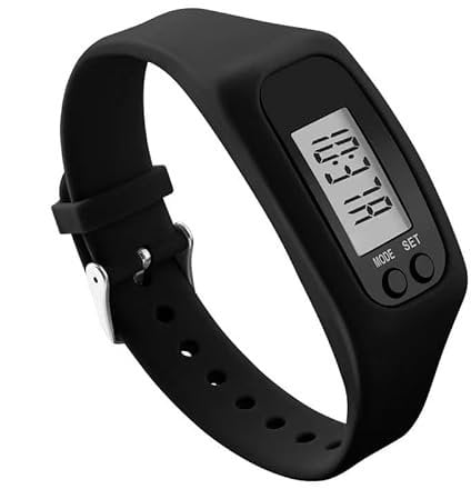 SURPZON Orologio contapassi fitness tracker con contapassi, contacalorie, monitoraggio del sonno, per camminare e correre, non richiede Bluetooth/app/telefono