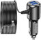 Car Phone Charger Adaptor Dash Cam Power Lead Cable 2 Port USB 3.5A 12V to 5V Supply Adapter with Straight Mini USB Connector for Dash Cam GPS Navigation DVR Compatible with iPhone Samsung Galaxy