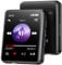 MP3 Player with Bluetooth 5.4, 128GB Portable Music Player with 2.4” Full Touch Screen Built-in Speaker, FM Radio, Recorder, Supports MicroSD up to 128GB, Great for Kids and Sports Black