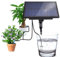 Kit di irrigazione a goccia solare con 6 modalità di timer, Dispositivi di irrigazione automatica per 10 piante in vaso con portata di 400 ml/min. con tubo flessibile da 3,5 m
