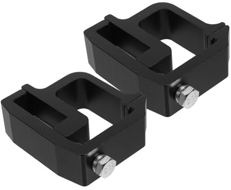 HORIALENCE 2pcs Heavy Duty Ladder Rack Clamps for Truck Bed Topper Camper Shell Mounting Quick Installation Durable Construction Compact Design for