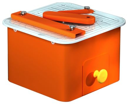 Luocute Luocute Coupe-carton électrique 45 W pour Enfants, Coupe-papier électrique pour Cours D'art avec Lame Dissimulée, Interrupteur de sécurité, Fente (Version standard du -carton Prise UE