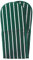 Classic Butcher's Stripe Double Oven Glove in Racing Green
