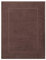 Betz Badvorleger Premium 50×70 cm – Badematte aus 100% Baumwolle (ca. 650 g/m²), saugstark & pflegeleicht, waschbar bis 60 °C, trocknergeeignet – beidseitig nutzbar Farbe nuss