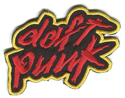 XL Daft Punk Aufnäher (21,6 cm) bestickt zum Aufbügeln oder Aufnähen, für Kostüme, Cosplay, Jacke