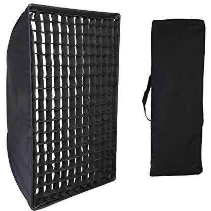 Fomito 60 X 90cm / 23.6 X 23.6 with Bowen Mount and Honeycomb Grid for Godox,for Jinbei,for Neewer Strobe/Flash Light and Other Studio Flash Light