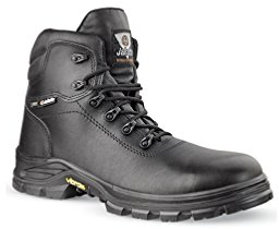Jallatte - Chaussures de sécurité hautes Noire JALTERRE Sans Metal S3 Ci Hi WR HRO SRC 45 Noir