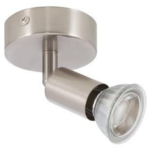 LEDKIA LIGHTING Aplique Orientable Aluminio Oasis 1 Foco Plata Plateado