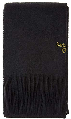 Barbour Plain Lambswool Scarf Black One Size