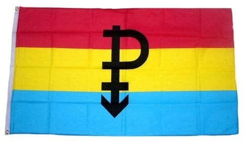Fahne/Flagge Pansexual Symbol 90 x 150 cm