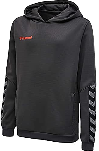 Hummel Jungen hmlAUTHENTIC Kids Poly Hoodie, Asphalt, 128