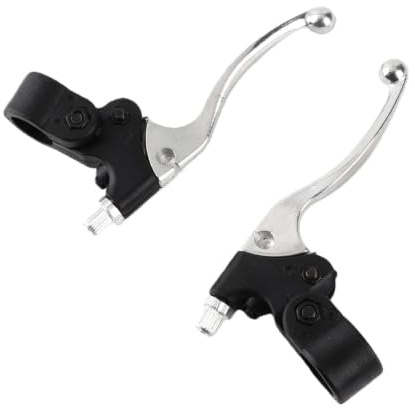 Akozon Hauptbremszylinderhebel 2pcs Lenker Bremshebel 22 mm Kupplungszylinder Universal Aluminium für 47ccm 49ccm Mini Pocket Dirt Bike ATV